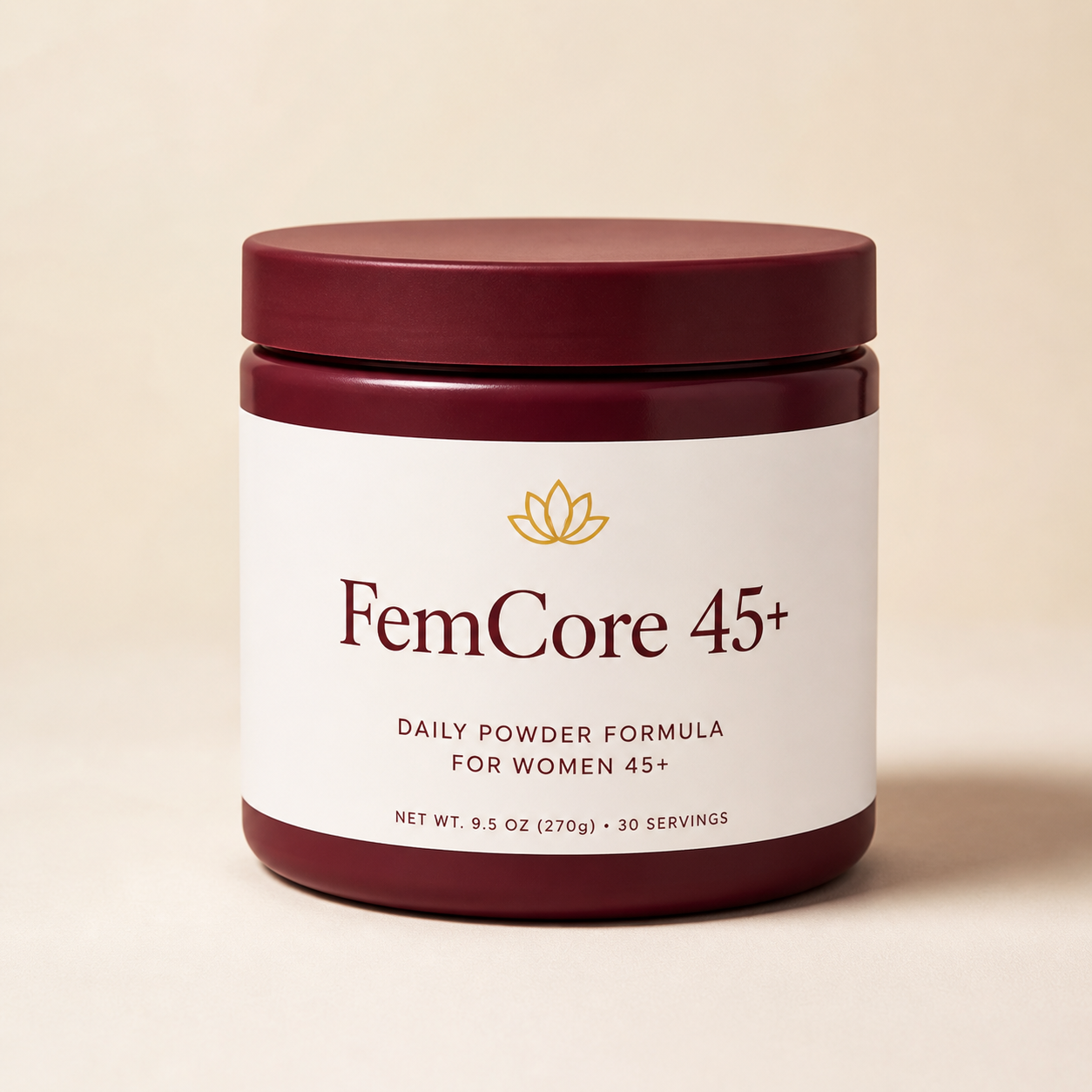 FemCore 45+ Daily Collagen System – Vanilla Bean Powder | Big Launch