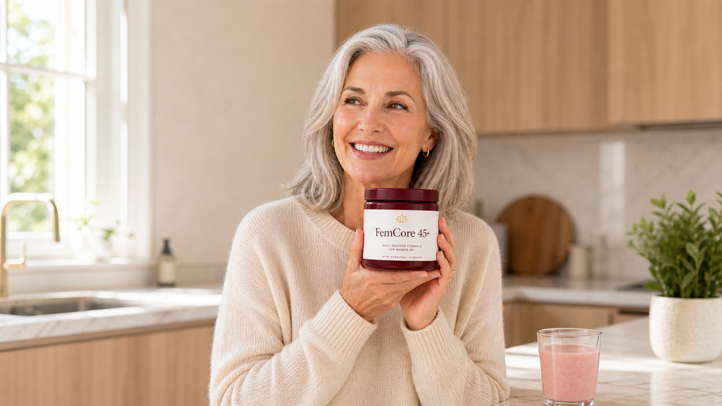FemCore 45+ Daily Collagen System – Vanilla Bean Powder | Big Launch